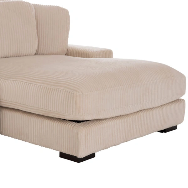 ΚΑΝΑΠΕΣ ΔΕΞΙΑ ΓΩΝΙΑ CRANFIELD HM3287.02R ΜΠΕΖ ΡΙΓΕ ΥΦΑΣΜΑ 313x169(γωνία)x80Υεκ.