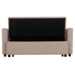 ΚΑΝΑΠΕΣ ΚΡΕΒΑΤΙ 2-ΘΕΣΙΟΣ BORG HM3289.03 ΜΠΕΖ ΥΦΑΣΜΑ 142x94x78Υεκ