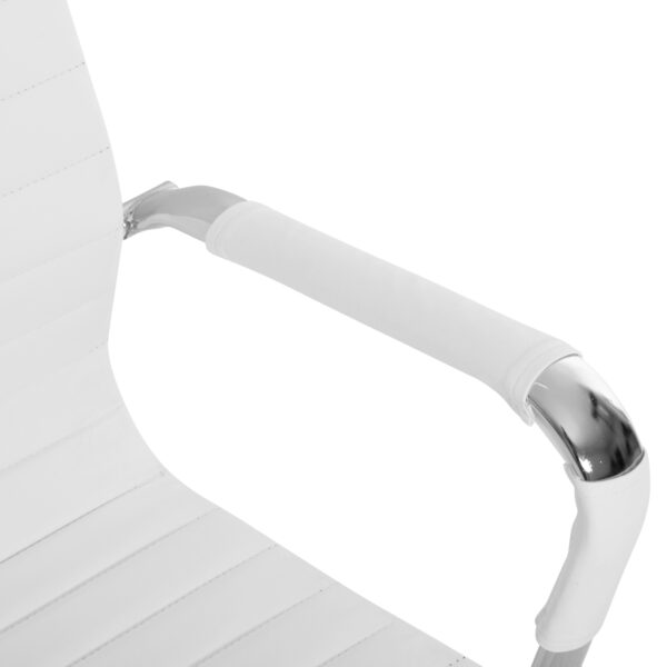 ΚΑΡΕΚΛΑ ΓΡΑΦΕΙΟΥ BOSS ΔΙΕΥΘΥΝΤΟΥ HM1059.32 ΛΕΥΚΟ PU ΠΟΔΙ ΧΡΩΜΙΟΥ 54x57x110Υεκ.