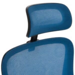 ΚΑΡΕΚΛΑ ΓΡΑΦΕΙΟΥ BLAZER HM1205.03 ΜΠΛΕ MESH-ΜΑΥΡΟΣ ΣΚΕΛΕΤΟΣ NYLON 60,5x47x85,5Υεκ.