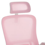 ΚΑΡΕΚΛΑ ΓΡΑΦΕΙΟΥ BLAZER HM1205.04 ΡΟΖ MESH-ΛΕΥΚΟΣ ΣΚΕΛΕΤΟΣ NYLON 60,5x47x85,5Υεκ.