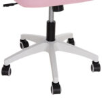 ΚΑΡΕΚΛΑ ΓΡΑΦΕΙΟΥ BLAZER HM1205.04 ΡΟΖ MESH-ΛΕΥΚΟΣ ΣΚΕΛΕΤΟΣ NYLON 60,5x47x85,5Υεκ.