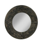 UP : DOWN ΚΑΘΡΕΠΤΗΣ ΤΟΙΧΟΥ ΜΑΥΡΟ ANTIQUE 77x6x77cm