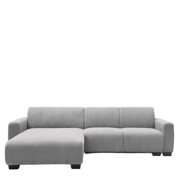 Καναπές Γωνιακός Αναστρέψιμος ArteLibre TRIANA Γκρι Ύφασμα 287x161x71cm