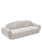 Καναπές Κρεβάτι Τριθέσιος ArteLibre SCULPTA Μπεζ Ύφασμα 234x88x75cm