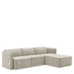 Καναπές Γωνιακός Αναστρέψιμος ArteLibre MAFFEI Μπεζ Ύφασμα 268x163x76cm