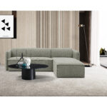 Καναπές Γωνιακός Αναστρέψιμος ArteLibre MAFFEI Γκρι Ύφασμα 268x163x76cm