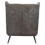 Πολυθρόνα ArteLibre NORA Γκρι Ύφασμα/Μέταλλο 100x80x89cm