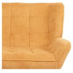 Καναπές ArteLibre NESTO Μουσταρδί Ύφασμα/Ξύλο 86x126x78cm