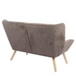 Καναπές ArteLibre NESTO Γκρι Ύφασμα/Ξύλο 86x126x78cm
