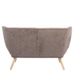 Καναπές ArteLibre NESTO Γκρι Ύφασμα/Ξύλο 86x126x78cm