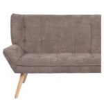 Καναπές ArteLibre NESTO Γκρι Ύφασμα/Ξύλο 86x126x78cm