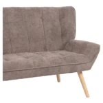 Καναπές ArteLibre NESTO Γκρι Ύφασμα/Ξύλο 86x126x78cm