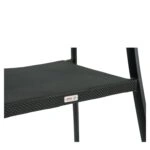 Πολυθρόνα Κήπου ArteLibre FIJI Μαύρο/Φυσικό Αλουμίνιο/Rattan 56x60x78cm