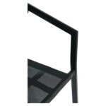 Πολυθρόνα Κήπου ArteLibre FIJI Μαύρο/Φυσικό Αλουμίνιο/Rattan 56x60x78cm