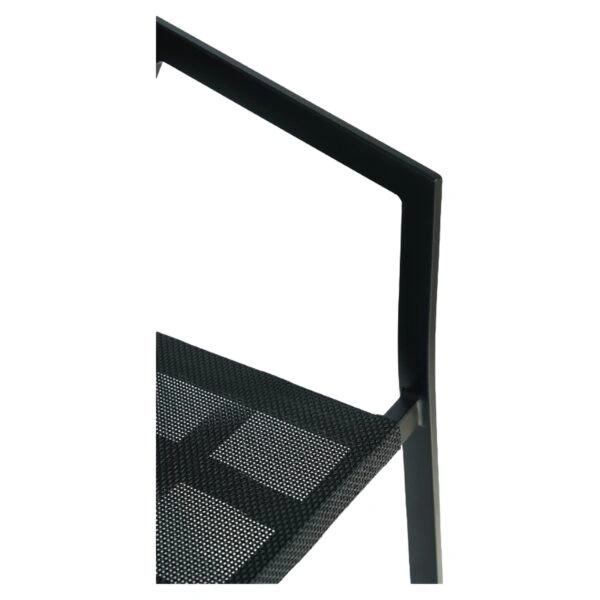 Πολυθρόνα Κήπου ArteLibre FIJI Μαύρο/Φυσικό Αλουμίνιο/Rattan 56x60x78cm