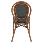 Καρέκλα Κήπου ArteLibre TULUM Καφέ/Ανθρακί Αλουμίνιο/Rattan 44x56x90cm