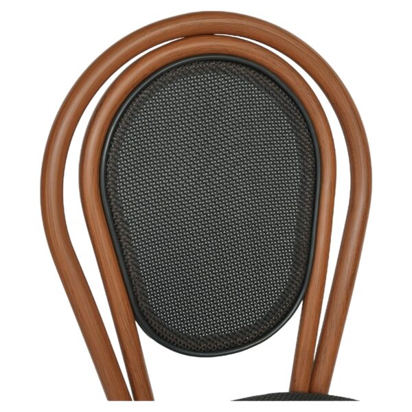 Καρέκλα Κήπου ArteLibre TULUM Καφέ/Ανθρακί Αλουμίνιο/Rattan 44x56x90cm