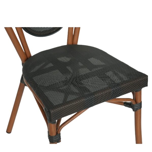 Καρέκλα Κήπου ArteLibre TULUM Καφέ/Ανθρακί Αλουμίνιο/Rattan 44x56x90cm