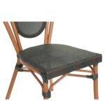 Καρέκλα Κήπου ArteLibre TULUM Καφέ/Ανθρακί Αλουμίνιο/Rattan 44x56x90cm