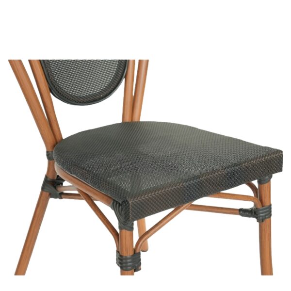 Καρέκλα Κήπου ArteLibre TULUM Καφέ/Ανθρακί Αλουμίνιο/Rattan 44x56x90cm