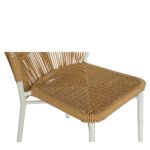Καρέκλα Κήπου ArteLibre RIVIERA Λευκό/Φυσικό Αλουμίνιο/Rattan 57x61x79cm