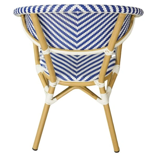 Πολυθρόνα Κήπου ArteLibre BIMINI Μπλε/Λευκό/Φυσικό Αλουμίνιο/Textilene 56x55x82cm