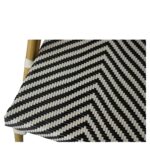 Πολυθρόνα Κήπου ArteLibre BIMINI Λευκό/Μαύρο/Φυσικό Αλουμίνιο/Textilene 46x55x88cm