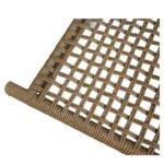 Πολυθρόνα Κήπου ArteLibre KINOSSA Λευκό/Φυσικό RATTAN Αλουμίνιο/Rattan 54x59x76cm