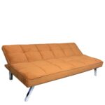 Καναπές Κρεβάτι ArteLibre ELVORE Κεχριμπάρι Ύφασμα/Ξύλο 190x83x74cm