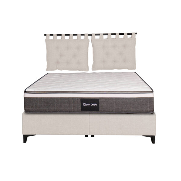 HANG BOX ΒΑΣΗ 160x200cm OFF WHITE 16-950 200x160x34cm