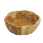 Artekko Woody Διακοσμητικό Μπολ από Ξύλο Teak (19x19x5)cm