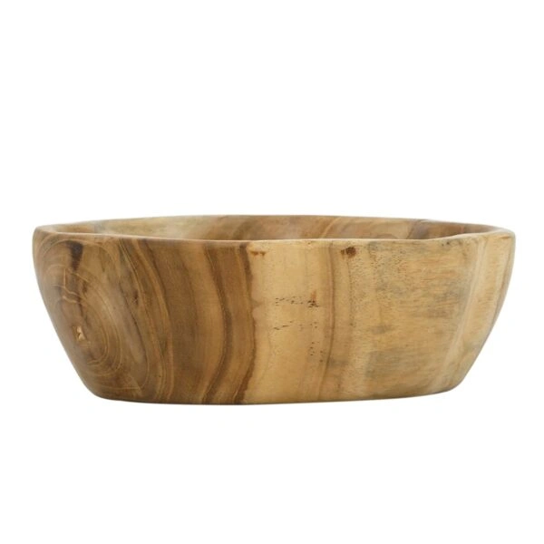 Artekko Woody Διακοσμητικό Μπολ από Ξύλο Teak (19x19x5)cm