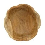 Artekko Woody Διακοσμητικό Μπολ από Ξύλο Teak (19x19x5)cm