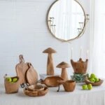 Artekko Woody Διακοσμητικό Μπολ από Ξύλο Teak (19x19x5)cm