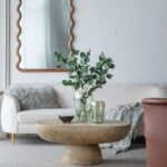 Artekko Taric Μπεζ Τραπέζι Σαλονιού από Μαγνήσιο (91.4x61x38.1)cm