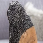 Artekko Woody Επιτραπέζιο Διακοσμητικό από Ξύλο Teak (32x10x40)cm