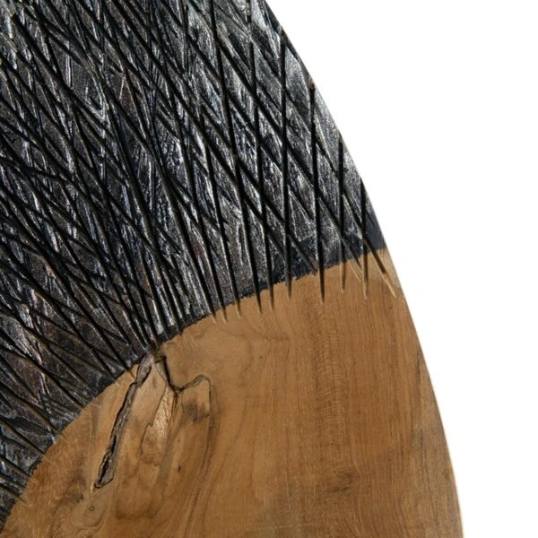 Artekko Woody Επιτραπέζιο Διακοσμητικό από Ξύλο Teak (32x10x40)cm