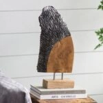 Artekko Woody Επιτραπέζιο Διακοσμητικό από Ξύλο Teak (32x10x40)cm