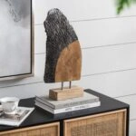 Artekko Woody Επιτραπέζιο Διακοσμητικό από Ξύλο Teak (32x10x40)cm