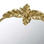 Artekko Dia Χρυσός Μεταλλικός Καθρέπτης Τοίχου (61x5x106.5)cm