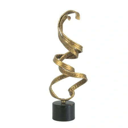 Artekko Trophy Χρυσό Μεταλλικό Επιτραπέζιο Διακοσμητικό (13x9x42)cm