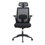 Καρέκλα γραφείου διευθυντική Belora Megapap με ύφασμα Mesh χρώμα μαύρο 63,5x62x117/127εκ.