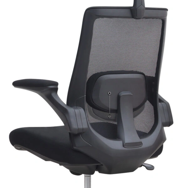 Καρέκλα γραφείου διευθυντική Belora Megapap με ύφασμα Mesh χρώμα μαύρο 63,5x62x117/127εκ.