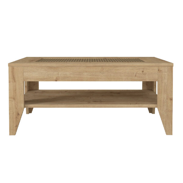 Τραπεζάκι σαλονιού Madura από μελαμίνη χρώμα sapphire oak 90x60x40εκ.