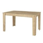 Σετ τραπεζαρία 5τμχ Darlen - Viva Megapap χρώμα sapphire oak - cappuccino 125x72x74εκ.