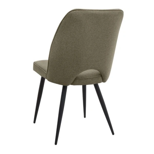 Σετ τραπεζαρία 5τμχ Darlen - Christy Megapap χρώμα λευκό - λαδί 125x72x74εκ.