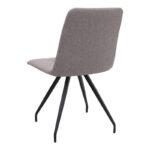 Σετ τραπεζαρία 5τμχ Darlen - Bianca Megapap χρώμα καρυδί - ανοιχτό μπεζ 125x72x74εκ.