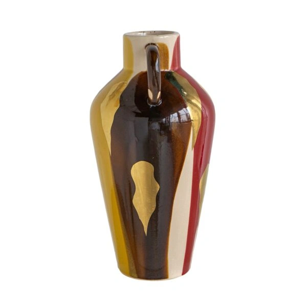 Artekko Ekko Διακοσμητικό Βάζο Κεραμικό Πολύχρωμο (18.7x16.3x31.5)cm