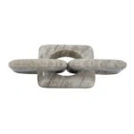 Artekko Marble Γκρι Μαρμάρινη Διακοσμητική Αλυσίδα (26x10x2.5)cm